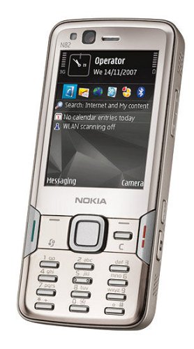 Nokia N82 GSM Titanium Cell Phone Unlocked US Version
