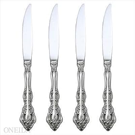 Oneida 3720 Stainless Steel Michelangelo 4 Piece Steak Knife Set