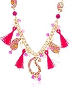 Edien Collar Pink Cachemir Dorado / Fucsia