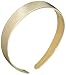 Trimweaver 1-Piece 25mm Satin Covered Headband, 1-Inch, Ivory