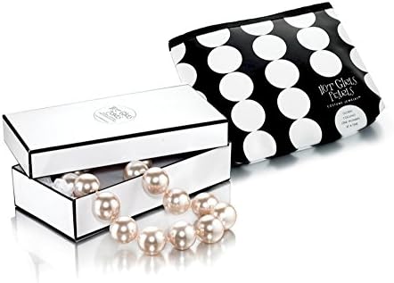 Hot Girls Pearls 20" Blush Pink Cooling Necklace. Insulated Travel Purse with Ice Pack Included