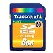 Electronics : Transcend 8 GB Secure Digital High Capacity (SDHC) Class 6 150x Memory Card