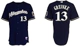Zack Greinke Jersey: Milwaukee Brewers #13 Blue Cool Base Jersey (L/50)