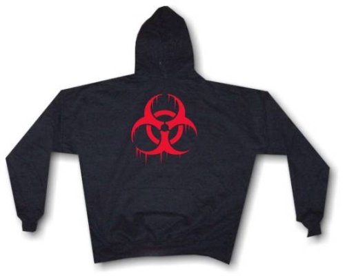 Click here to buy BIOHAZARD DISTRESSED Style Mens Hoodie Sweat Shirt Small thru 4XL.