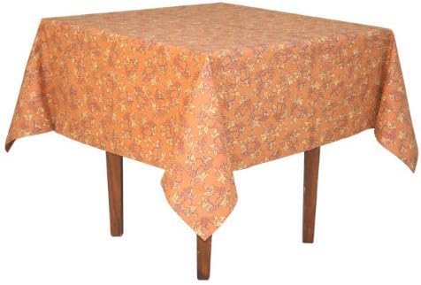 Tululah Designs 60-Inch by 108-Inch Autumn Promise Print Tablecloth, Bronze by Tululah Designs