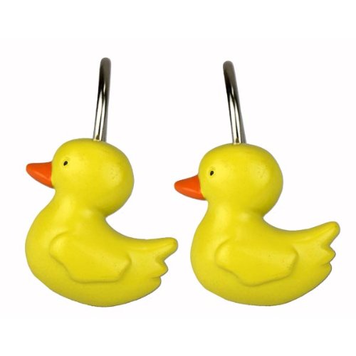 Ducky Rubber Duck Design Curtain Hooks