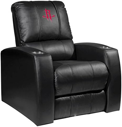 XZipit NBA Home Theater Recliner with Houston Rockets Logo Panel, Black