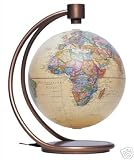 Cram 8in. Levitating Antique Globe