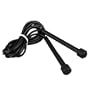 Black Plastic Exercise Training Gym Skipping Jump Rope 270cm