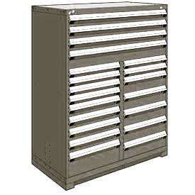 20 Drawer Full Height Light Gray