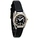 Low Vision Watch: Womens with Black Face and Leather Band