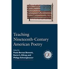 Teaching Nineteenth-Century American Poetry (Options for Teaching (Numbered Hardcover))