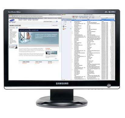 Samsung 906BW 19 Inch Digital Analog Widescreen LCD Monitor Black