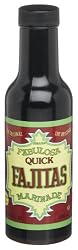 Figaro Fabulosa Fajita Marinade, 8-Ounce Platic Bottles (Pack of 12)