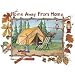 Home Away From Home~camp Womens Scoop Neck T-Shirt