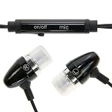 SkullHead Buds Earphones with Mic for iPhone (all generations) -Black