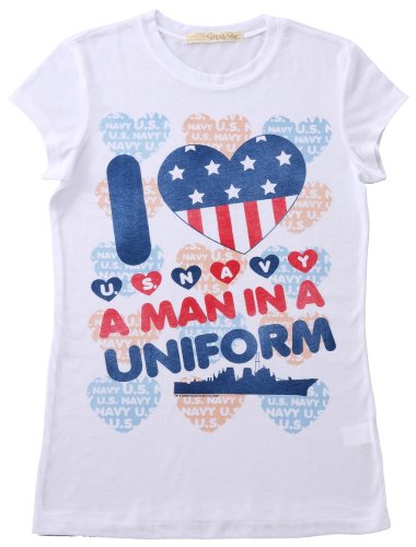 MIGHTY FINE(マイティ ファイン) レディース Tシャツ MAN IN UNIFORM CAP SLV