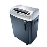 Fellowes Powershred SB-80 Heavy-Duty Strip-Cut Paper Shredder, Black/Silver