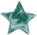 Colorful Recycled Art Glass Large Emerald Green Star Dish 13.25"D