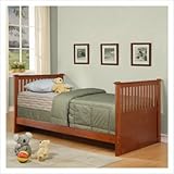 Jake Twin Bed in Burnished Pine