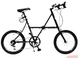 DOPPELGANGER ドッペルギャンガー 20インチ折り畳み自転車 FX04 blackecho（ブラックエコー）