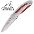 Winchester 22-01335 3-Inch Folder S/E Clip Wood Inlay Pocket Knife
