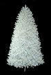 7.5' Pre-Lit Shimmering White Iridescent Christmas Tree - Blue Lights