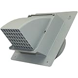 Speedi-Products EX-WCHD 06 6-Inch Diameter Heavy Duty Wall Cap, Gray