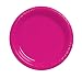 Hot Magenta Banquet Plate, Plastic Solid (12pks Case)
