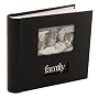 Malden Family Bookbound Photo Album, Holds 200 Photos, Black