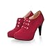 Charm Foot Fashion Womens Platform High Heel Ankle Boots