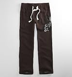 Fox Residue Fleece Pants - Brown X Xlrg