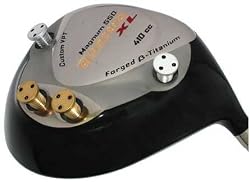 Mens Left Hand Magnum Quattro 10 Degree Oversize Titanium Driver with Adjustable Weights & Graphite Shaft Free Head Cover & Tool; Fast Shipping Made in USA