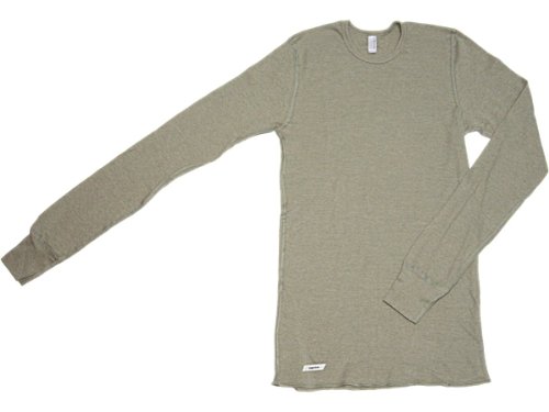 YogaColors Solid Color Light-Weight Fashionable Thermal Shirt T407 - Army T407 L