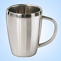 Edelstahl Cappuccino Isolierbecher Edelstahlbecher Thermobecher Becher Tasse 0,2 l
