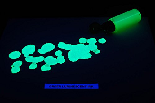 2oz Bright GREEN Blacklight Reactive Luminescent Ink