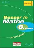 Produkt-Bild: Besser in der Sekundarstufe I - Mathematik - Bisherige Ausgabe: 8. Schuljahr - &Uuml;bungsbuch mit separatem L&ouml;sungsheft (20 S.)