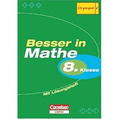 Besser in der Sekundarstufe I - Mathematik - Bisherige Ausgabe: 8. Schuljahr - �bungsbuch mit separatem L�sungsheft (20 S.)