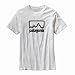 (パタゴニア)patagonia M's Outline Logo T-Shirt 59626 725 WHI XS