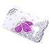 Mavis's Diary for Motorala Moto X Phone 3D Handmade Crystal Butterfly Bling Diamond Hard Cover White Case with Soft Clean Cloth - Purple