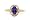 1.30 Ct Platinum Oval Tanzanite Ring