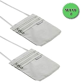  Set of 2 Design Go Passport Pouch