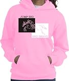 Jumping Horse and Rider Pink Hoodie