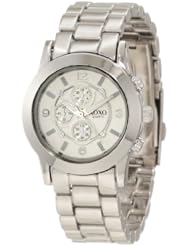 XOXO Womens XO5558 Silver-Tone Bracelet Analog Watch