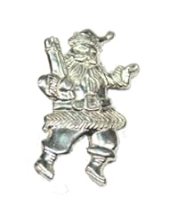 Sterling Silver Santa Pin