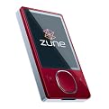 Zune 120GB Digital Media Player - Red (H3A-00008)