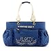 Juicy Couture Terry Quilted Baby Diaper Multifunction Bag Tote Amalfi Blue