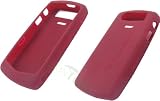 BlackBerry Rubberized Skin for BlackBerry 8100, 8110, 8120, 8130 and Pearl - Dark Red - Retail Packaging