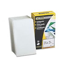 Fellowes Laminating Pouches, 5 Mil, 2.25 x 3.75 Inches, 100 per Pack (52031)