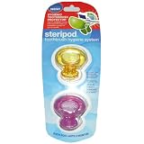 Steripod Toothbrush Sanitizer Dual Pack Yellow and Pink, Yellow and Pink 1 pk